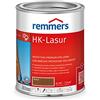 Remmers Vernice trasparente HK noce, 0,75 litri, vernice trasparente decorativa premium per esterni, tripla protezione del legno con impregnante + fondo + finitura, protezione del legno da umidità e raggi
