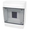 FAEG Centralino da parete 4 moduli bianco con portello fumè 140x180x100mm IP40 FAEG - FG14404B