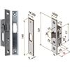 Welka 11515010 Serratura Infilare Cilindro Ovale F16
