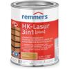 Remmers HK-Lasur 3 in 1 [plus] rovere rustico opaco, 0,75 litri, vernice protettiva per legno di alta qualità 3 in 1, ad asciugatura rapida, durevole