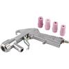 Estink Pistola Sabbiatura, Set con 4 Ugelli in Ceramica per Aria Compressa Professionale per Pulizia Superfici Metalliche e Verniciatura