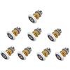 Stillshine 8pcs Rulli porta doccia porta di vetro Puleggia ruote runner pezzi di ricambio per porta del bagno (28mm)