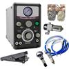 GOJLEX Kit professionale per incisione pneumatica per gioielli, velocità regolabile 400-8000 giri/min, manipolo pneumatico a doppia testa, strumento micro incisore per lavori in oro, argento e metallo,