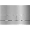 Balneo Placca di Comando WC Acciaio inox Doppio Scarico per Cassetta Incasso - Pulsante Scarico WC - Placca WC per Toilette Sospesa - Pannello Comando - Sciacquone - Design Moderno