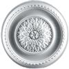 Generico Rosone da Soffitto in Polistirolo Espanso Bianco Per Uso Decorativo, design e modelli assortiti, Stile Classico e Moderno, Leggero e Facile da Installare, Cornice per Lampadari, Muri (41x41 Tondo)