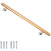 V2Aox Corrimano Scalo Ringhiera Incastrata alla Balaustra Legno di Faggio V2Aox 50-230 cm, VA-hlaufbuche-Länge:80 cm