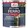 ARCANE INDUSTRIES Vernice Metallo Antiruggine Esterno ARCALAC 101 - Protezione Duratura Ferro e Acciaio, Applicazione Diretta sulla Ruggine - 2,5 L Bianco - RAL 9003