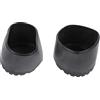 HOMSFOU Coperture Antiscivolo per Piedi Scala in Pvc Nero 2 Pezzi Protezione e Stabilità per Piedini Scala Pieghevoli per Uso Domestico