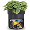 ISLANDSAFE Diversion Safe, Cassetta di sicurezza segreta con chiave nascosta, per esterni, giardino, casa, ufficio, cortile, cassaforte, piante non incluse (nero opaco)