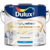 Dulux Simply Refresh - Vernice per pareti e soffitto - Bianco Magnolia - 2,5 litri - Colore interno rinfrescante e durevole per una bella casa
