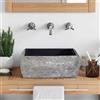 Lumanois Lavandino Nero 30x30x13 cm in Marmo, Articoli di ferramenta,Prodotti idraulici,Articoli idraulici,Lavandini,Lavandini bagno, 15kg-149175