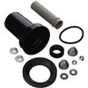 Geberit - Set di collegamento Geberit Per Wc Sospeso, lunghezza 18,5 cm, con guarnizione anulare: D90 mm D1 = 45 mm cromo opaco, 152.404.46.1)