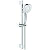 Ideal Standard B1761AA Idealrain EVO JET Round Asta doccia con doccetta a 3 funzioni, asta murale da 600 mm, cromato