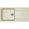 ELLECI LG248062 - Lavello da cucina 1 vasca con Gocciolatoio, 100x500 cm, Bianco Antico 62
