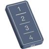 Dieffematic F0-TX4-FB-MF Trasmettitore Copiatore Multifrequenza 4 Canali - Telecomando Universale Autoapprendimento Rolling Code Blue Avio
