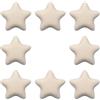 generic 8 Pezzi Pomelli in Ceramica a Stella, Maniglie a Foro Singolo, Maniglie Carine per Armadietto da Cucina, Comodino, Comò, Armadio per Camera da Letto per Bambina, con Viti