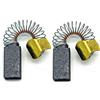 Rappenberg RC-118 Coppia di spazzole di carbone, 6 x 8 x 15 mm, per smerigliatrice orbitale Rupes SS70 o SSPF, SSCA