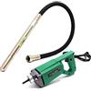 Wiltec Vibratore elettrico 580 watt incl. ago vibrante 150 cm per cemento calcestruzzo