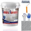 Gienslru Louis Forest Vernice epossidica colorata per pavimenti, vernice epossidica per pavimenti in calcestruzzo, rivestimento per pavimenti in cemento ad alta lucentezza, effetto marmo, rivestimento