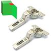 GAMOBIFER Cerniera SALICE Universale con Apertura 110° Applicazione Standard (Chiusura DECELERATA, COLLO ALTO 17, pz 2)