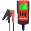 OTENC Tester per batterie Digital 12V Car Battery Tester Tester Test e analizzatore della percentuale di durata della batteria, tensione, resistenza e batteria del ciclo profondo del ciclo Ampia compatibili
