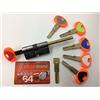SECUREMME CILINDRO SECUREMME DI ALTISSIMA SICUREZZA evoK64 QCS mm. 30-40 PREDISPOSTO PER IL POMOLO RESISTENTE AL BUMPING europeo 1 chiave da cantiere 5 chiavi a duplicazione protetta sigillate