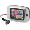 THIRARD - Spioncino Digitale Elettronico - 105° - Corpo ABS - Telecamera 0,3 Mega Pixels - Schermo LCD 3,2 Pollici - Visione Notturna - Alimentazione Pile AAA - Compatibile con Tutte le Porte - Grigio