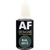 Alex Flittner Designs Pennarello a vernice RAL 6012, nero opaco, 20 ml, vernice per ritocco acrilico, per riparazione, legno, metallo, mobili, bagno