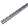 rohrfix-24 5 binari a profilo C da 2 m, 27 x 18 mm, in acciaio zincato, per montaggio su tubo, 10 m, argento, binario di montaggio