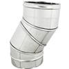 Zeta Curva gomito inox orientabile registrabile 5 decimi AISI 316 curvatura 0-90° (120mm)