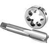 Burkit M22 X 1,5 Maschio e Die Set mano destra, M22 x 1,5 Filettatura Macchina Maschio e Fustella Rotonda