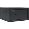 Rottner cassaforte a mobile Jupiter 2, serratura a doppia mappa, grigio antracite, LxHxP 31x17x28 cm, kit di fissaggio incluso