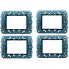 ZOREI Supporto Compatibile Con Vimar Arke, Supporto Per Scatola 502 503 504 507 (4, 4 Moduli/Posti)