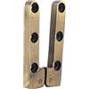 BORDSTRACT Cerniera ad aletta a 90 gradi, cerniere a patta stretta vintage in bronzo per mobili da cucina Cerniere per porte a chiusura automatica Cerniere a montaggio frontale