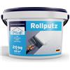 Plid® Intonaco Arrotolato per Interni ed Esterni, Bianco Opaco [20 kg] - Traspirante Ad Alta Opacità Pronto Alla Lavorazione - Rullo per Superfici Grossolane e Fini