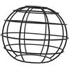 iplusmile Paralume in Ferro Nero a Gabbia Traforata per Sospensione | Copertura Lampada Metallo, Design Cavo Moderno, Corridoio e Hot Pot Shop, Atmosfera Accogliente