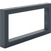 HOLZBRINK Supporto per mensola in metallo 30x15 cm HLA-A (1 pz) | Supporto per mensola lavabo da appoggio, reggimensola robusta da muro | Colore: Antracite