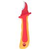 Yunseity Coltello Isolante, Utensili per Elettricisti Ad Alta Tensione 1000 V Coltello Isolato, Coltello per Cavi a Falce