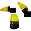 IDOR STORE Lampeggiante LED 1 W Nologo Snod-Full Segnalatore luminoso universale snodato rotante a led 12 24V e 230V (Giallo)