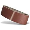 MENZER Red Nastri abrasivi, 533 x 75 mm, p. Levigatrici palmari a nastro, Corindone normale (10 Pz.) G60
