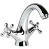 Kiamami Valentina - Rubinetto Narciso per Lavabo | Stile Classico | Due Maniglie | Monoforo | Tradizione Country | Include Flessibili