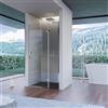 OLIMPO DOCCE - Porta Doccia Nicchia Battente trasparente 8mm H195cm REGINA - 130