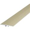 Dalsys Profilo di transizione piatto 40mm x 90cm da avvitare con materiale di fissaggio, in alluminio Champagne
