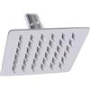 ZENZERO® - SOFFIONE DOCCIA in acciaio inox - ugelli anticalcare - getto a pioggia - Pezzi 1: (15x15cm QUADRATO)