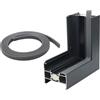 TAOQILE Guarnizioni Finestre Alluminio,Guarnizione Finestra per 14mm e 23mm Larghezza Scanalatura, Guarnizione di Battuta interna Finestra Alluminio, Antispifferi per Finestre (Grigio,6m,Larghezza 14mm)
