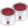 bianco Shabby CHALK PAINT Rosso Cina Pittura Shabby Chic Vintage per Mobili e Pareti EXTRA OPACO (OFFERTA 2 x 500)