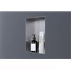 Bernstein Nicchia da parete senza telaio BERNSTEIN NT203010X - 20 x 30 x 10 cm - colore selezionabile, Colore:Acciaio satinato