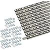 SOTECH 10 pezzi (5 paia) Guide per cassetti 246 mm 17 mm - Guide per cassetti - Sistema di guide per cassetti - Guide ad estrazione parziale