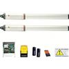 Dieffematic Kit DFM 230V - Automazione Cancello Due Ante Battenti, Motore Oleodinamico BFT LUX 2B, 2m 300kg