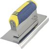 EasyByMall Groover in acciaio inossidabile per cemento Edger, levigatrice manuale in calcestruzzo, blu+giallo+argento, set di strumenti per scanalare per intonaco finitura cemento (a)